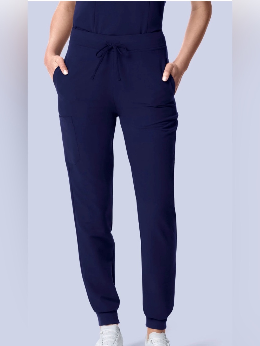 Mandala High Waisted Joggers Scrub Pants Navy Blue Women’s Size XL NEW